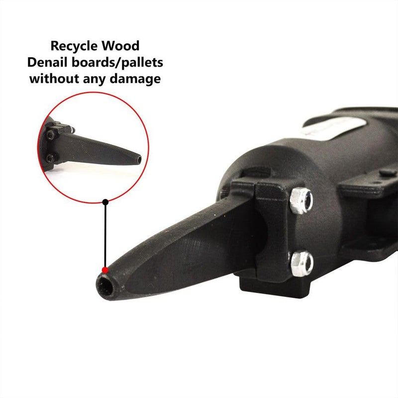 Air Locker AP700-KIT3 Heavy Duty Professional Air Punch Nailer/Nail Remover/Nail Puller with Piston Driver. 1/4 Inch NPT Thread Air Inlet. 80-120 PSI Pneumatic Nailer Removes 10-20 Gauge Nails. - Image 4